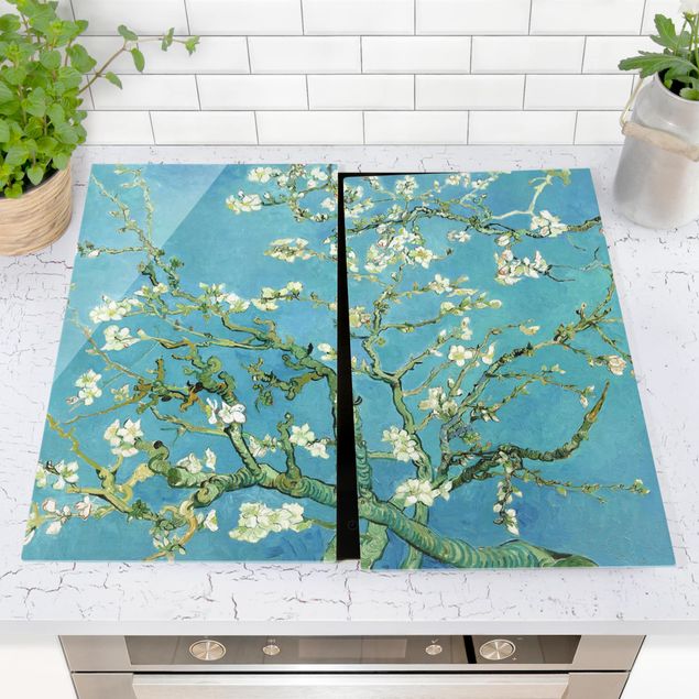 Pointillism art Vincent Van Gogh - Almond Blossoms