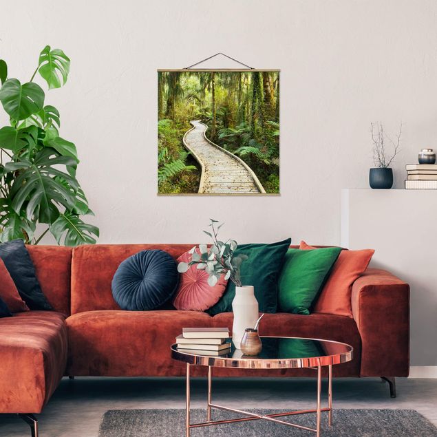 Landscape canvas prints Path In The Jungle