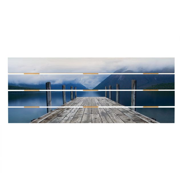 Wood photo prints Nelson Lakes National Park New Zealand