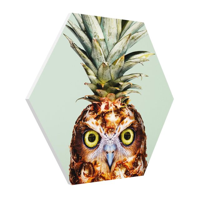 Contemporary art prints Pineapple With Owl