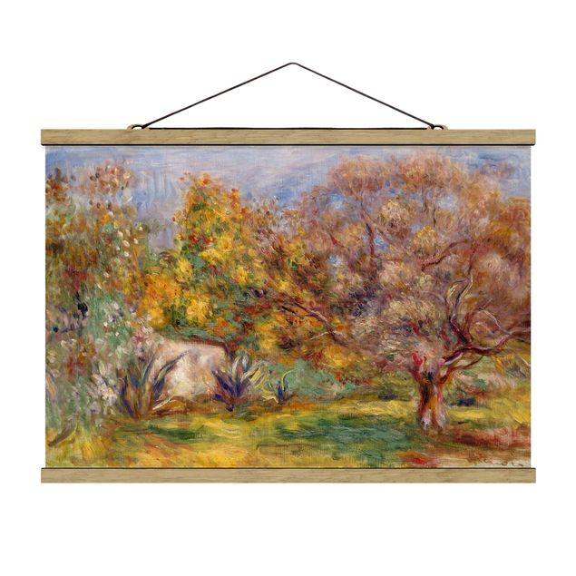 Prints landscape Auguste Renoir - Olive Garden