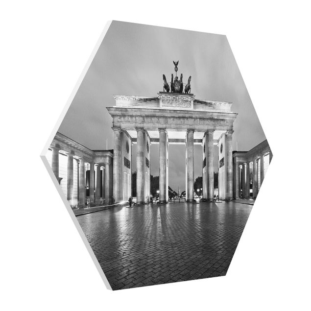 Architectural prints Illuminated Brandenburg Gate II