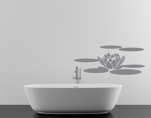 Plant wall decals No.UL68 water lily