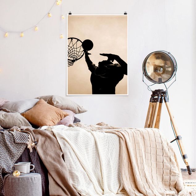 Contemporary art prints Basketball