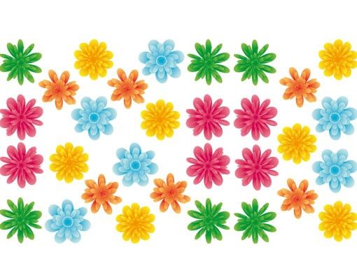 Window stickers flower Small Summer Blossoms