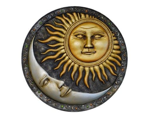 Wall sticker - No.459 Sun and Moon