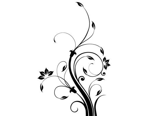 Wall stickers tendril No.796 Floral V