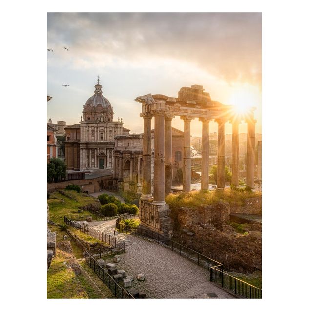 Italian prints Forum Romanum At Sunrise