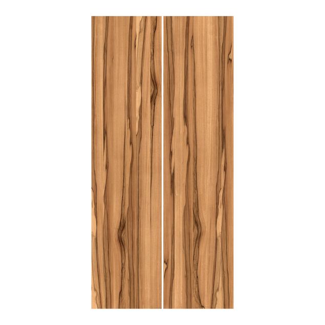 Sliding panel curtains wood Peruvian Walnut