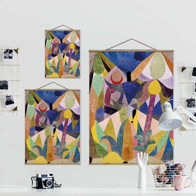 Modern art prints Paul Klee - Mild tropical Landscape