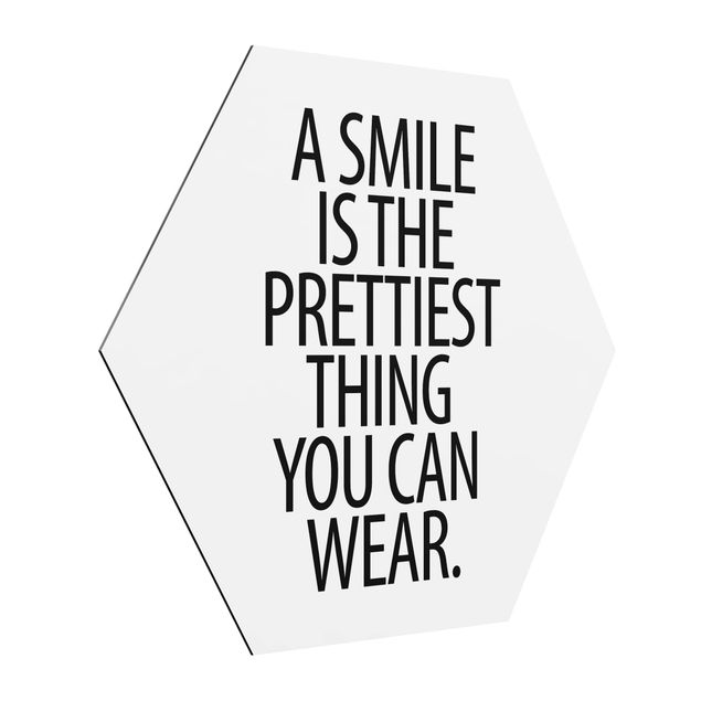 Prints A Smile Is The Prettiest Thing Sans Serif