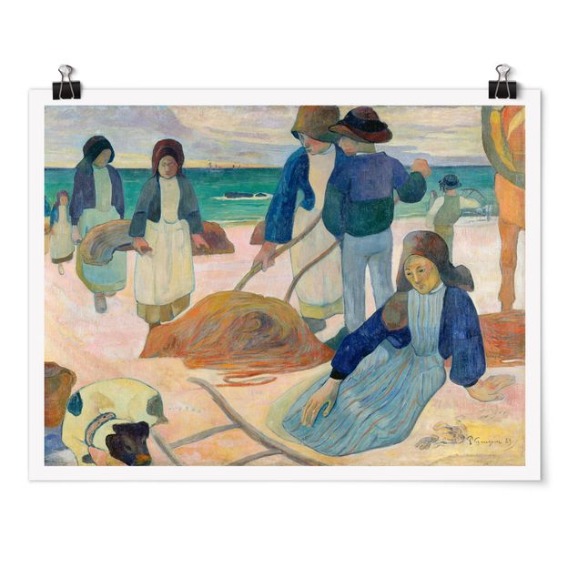 Art prints Paul Gauguin - The Kelp Gatherers (Ii)