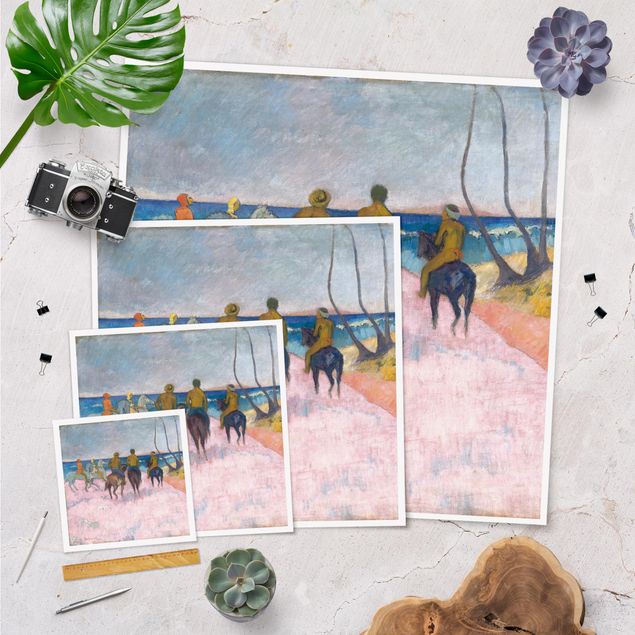 Gauguin artist Paul Gauguin - Riders On The Beach