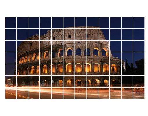 Adhesive films Colosseum in Rome at night