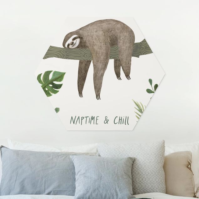 Kids room decor Sloth Sayings - Chill