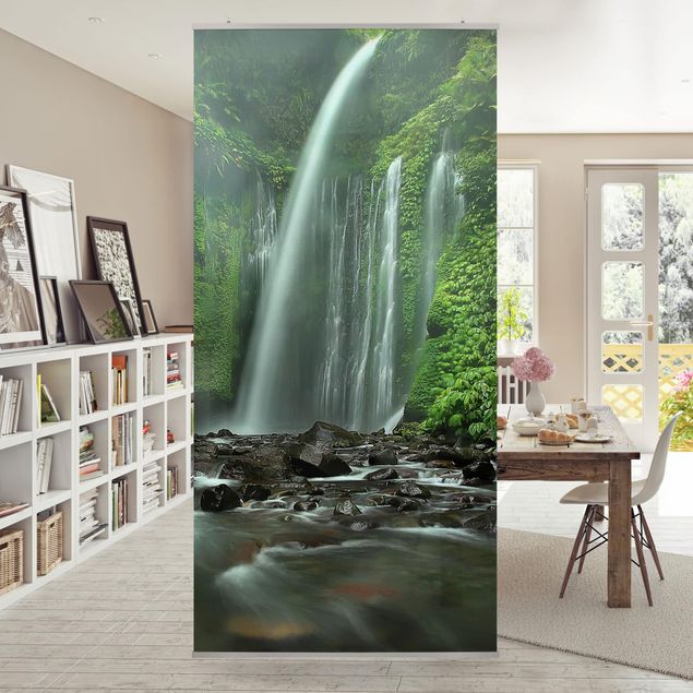 Room divider screen Tropical Waterfall