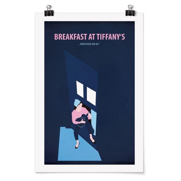 Modern art prints Film Posters Breakfast At Tiffany's