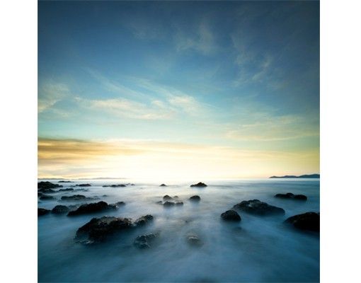 Tile films blue Sunset Over The Ocean