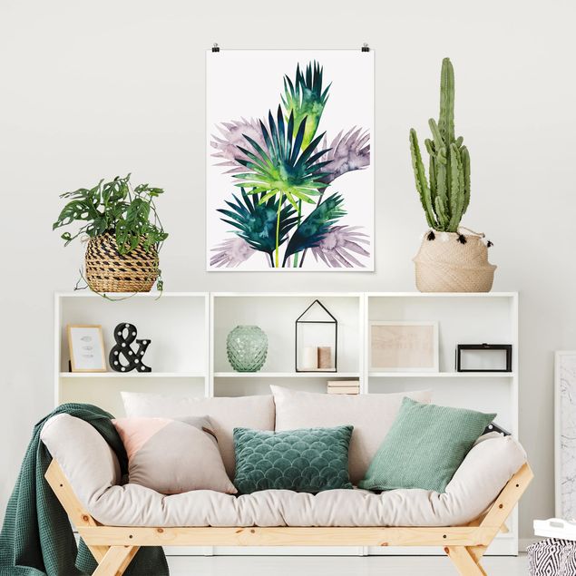 Prints flower Exotic Foliage - Fan Palm