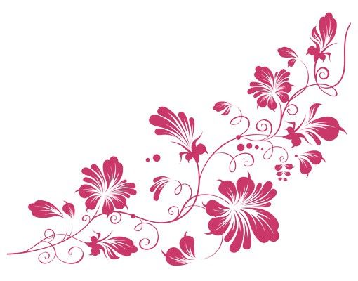 Wall stickers tendril No.79 Tender Flower