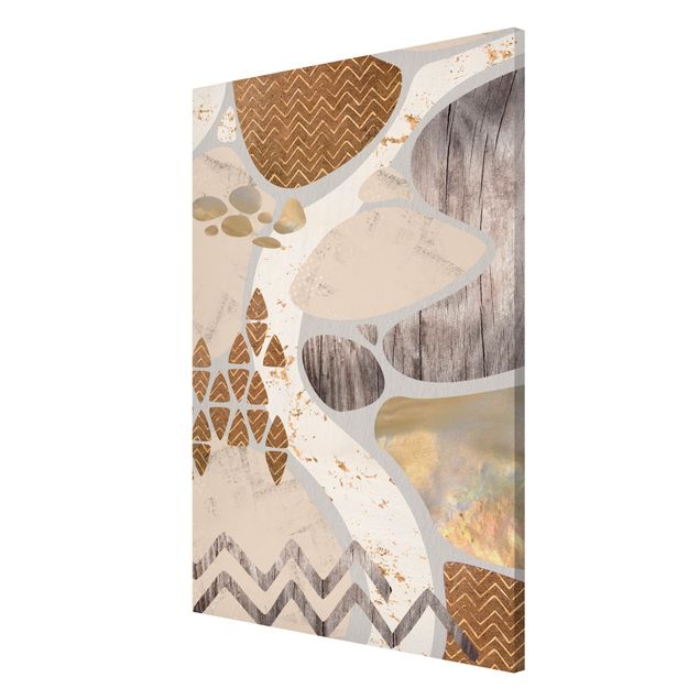 Magnet boards stone Abstract Quarry Pastel Pattern