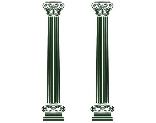 Coffee cup wall stickers No.RS29 The Columns Of Aphrodite