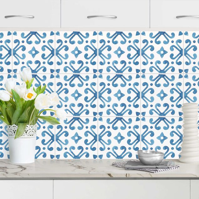 Kitchen Watercolour Tiles - Belém