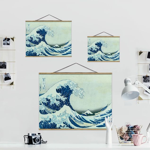 Sea life prints Katsushika Hokusai - The Great Wave At Kanagawa