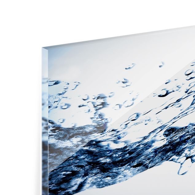 Glass Splashback - Water Splash - Panoramic