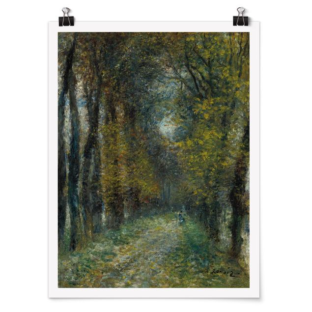 Landscape wall art Auguste Renoir - The Allée
