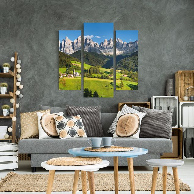 Mountain wall art Odle In South Tyrol