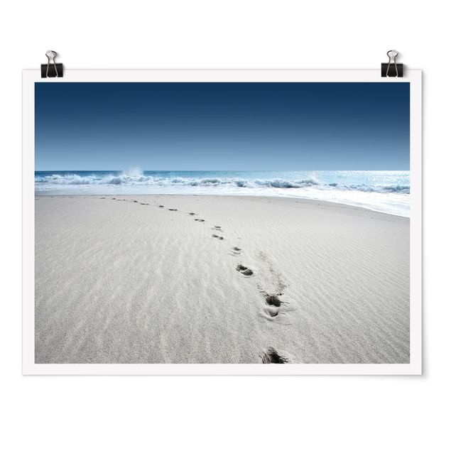 Sea print Traces In The Sand