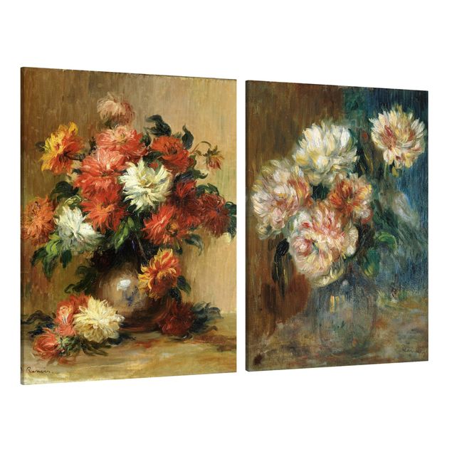 Canvas art Auguste Renoir - Vases