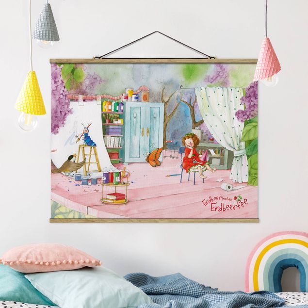 Kids room decor Little Strawberry Strawberry Fairy - Tinker
