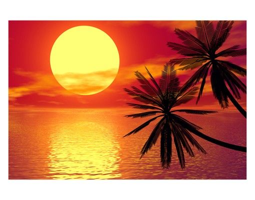 Film adhesive Caribbean sunset