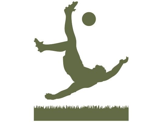 Wall stickers football No.1033 Footballer In Action