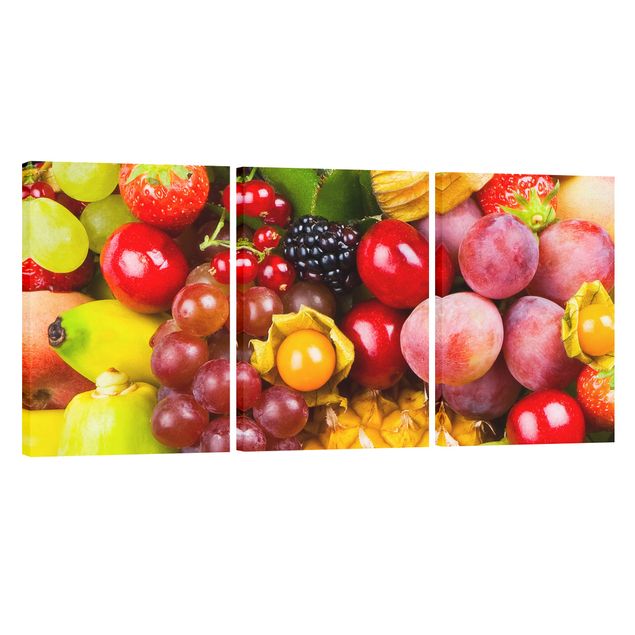 Prints floral Colourful Exotic Fruits