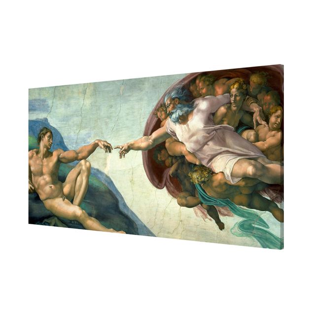 Canvas art Michelangelo - The Sistine Chapel: The Creation Of Adam