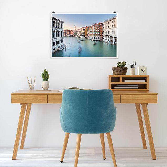 Modern art prints Grand Canal View From The Rialto Bridge Venice