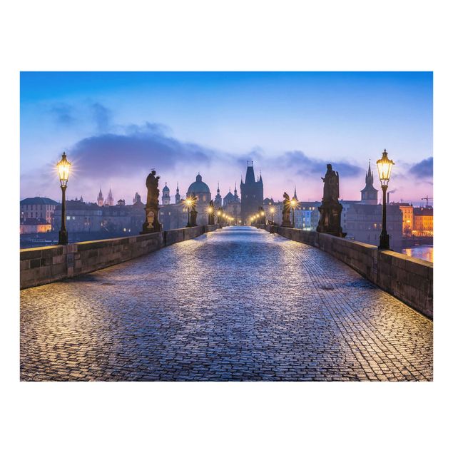 Splashback - Charles Bridge In Prague - Landscape format 4:3