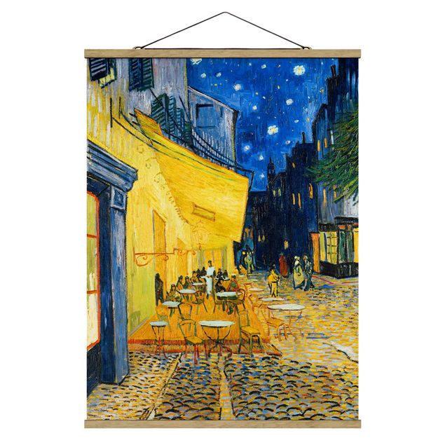 Art style post impressionism Vincent van Gogh - Café Terrace at Night