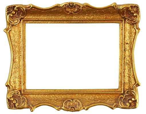Wall decal No.493 Golden Frame I