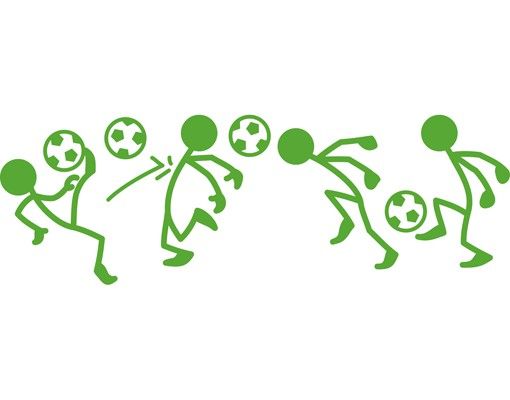 Football wall decals No.RS99 Stick Figures Soccer