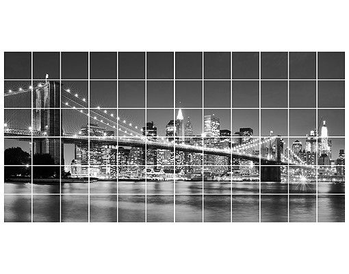 Adhesive films Nighttime Manhattan Bridge II