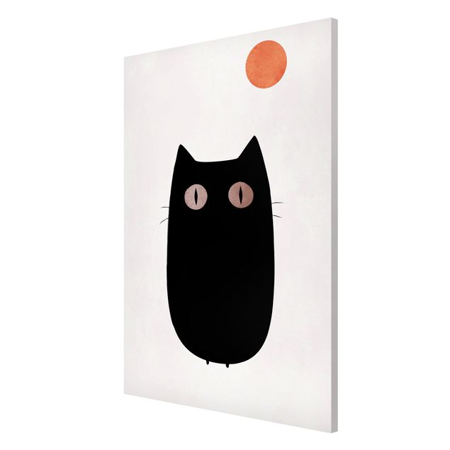 Magnet boards animals Black Cat Illustration