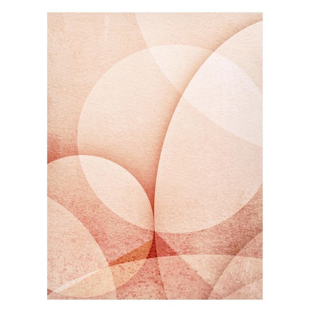 Prints abstract Abstract Graphics In Peach-Colour