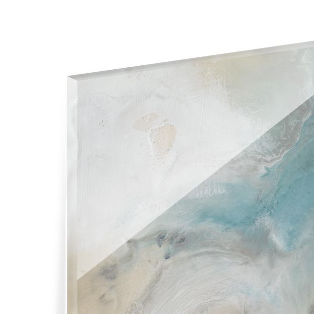 Glass Splashback - Tide With Flotsam I - Landscape 1:2