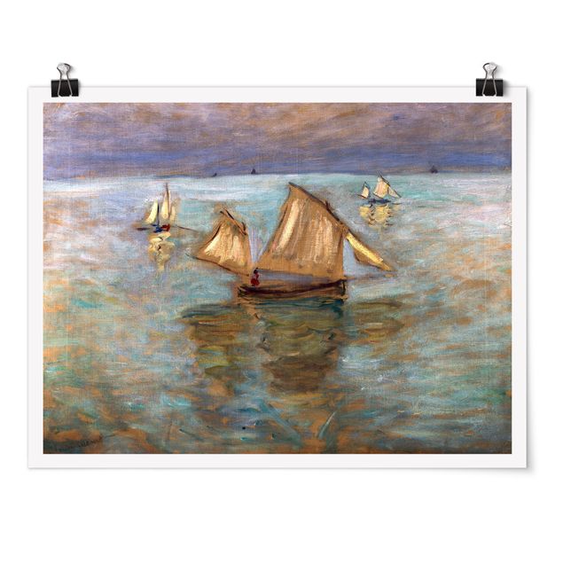Art styles Claude Monet - Fishing Boats Near Pourville
