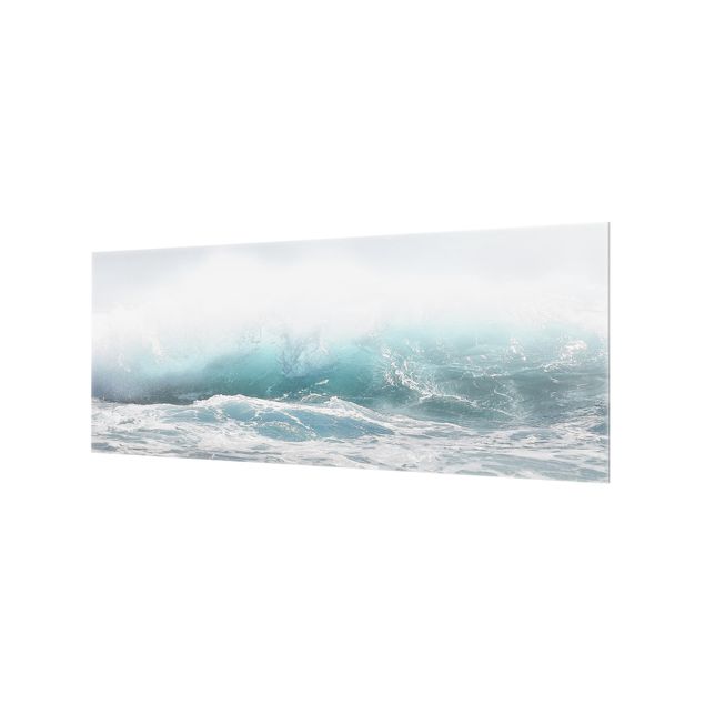 Glass splashback Large Wave Hawaii