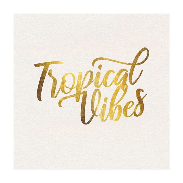Jungle rugs Gold - Tropical Vibes